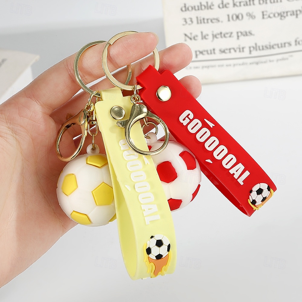 Světový fotbalový zápas 2026 Klíčenka Fotbal Roztomilý Dětské Dospělé Unisex Ležérní Venkovní Fotbalová událost Oblékněte se 2026 - $10.99 –P4