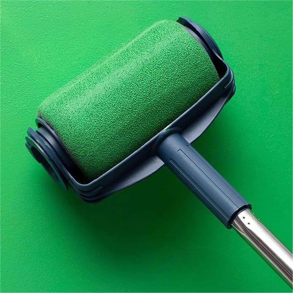 Paint Roller Brush With Extension Rod - Handheld Paint Roller - Cleaning Paint Roller - Roller Tool For Painting Room Walls Ceilings Floors 2026 - $25.99 –P4