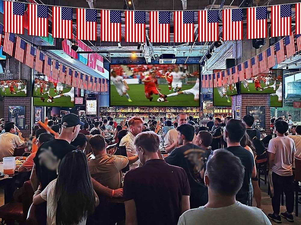 patriotisk amerikansk flagga vimpel banderoll, 50 flaggor 46 fot små mini amerikanska flaggor vimpel för 4 juli självständighetsdagen, 250-årsjubileum, minnesdagsfestdekorationer 2026 - $16.99 –P5