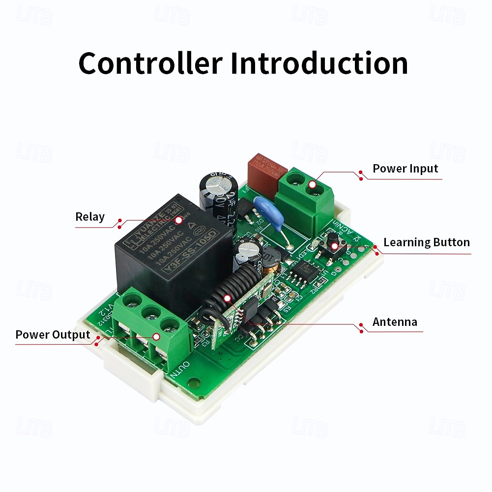 AC85V-250V 1CH Wireless Remote Control Switch AC220V Light Power ON OFF 433mhz 2026 - $19.99 –P3