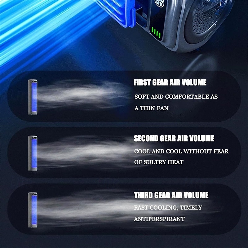 Aire acondicionado portátil, ventilador enfriador de aire personal de 3 velocidades para dormitorio, oficina, hogar y cocina, enfriador evaporativo silencioso de escritorio/torre, recargable por USB. 2026 - $56.99 –P4