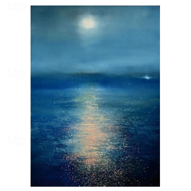 Handmade Oil Painting Hand Painted Vertical Abstract Floral / Botanical Modern Rolled Canvas (No Frame) 2026 - $105.99 –P2