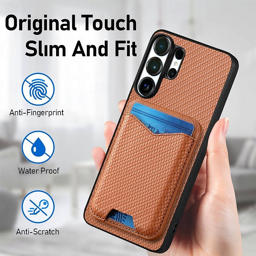 Phone Case For Samsung Galaxy S26 S26 Plus S26 Ultra Back Cover Wallet Case with Stand Holder Ring Holder Ring Buckle Retro TPU PU Leather 2026 - $12.99 –P2