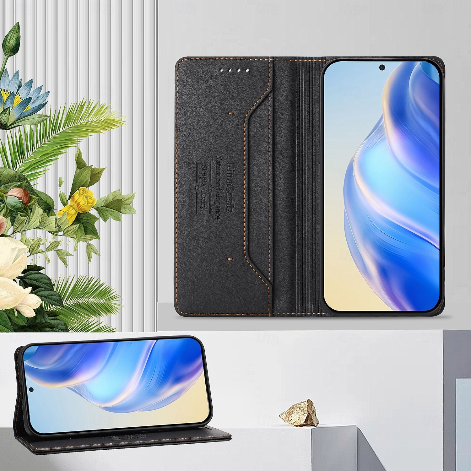 Phone Case For Samsung Galaxy S26 S26 Plus S26 Ultra Wallet Case with Stand Holder Support Wireless Charging Card Slot Retro TPU PU Leather 2026 - $15.99 –P17