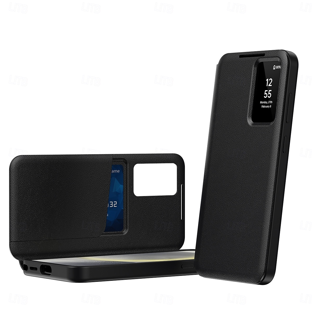 Phone Case For Samsung Galaxy S26 S26 Plus S26 Ultra Wallet Case Clear View Window Camera Lens Protector Ultra Thin Retro PU Leather 2026 - $25.99 –P3