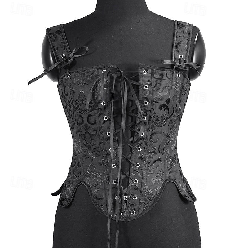 Medieval Renaissance Cottagecore Corset Bodice Viking Peasant Lace up Fancy Dress Women's Celtic Fantasy Halloween Carnival Performance LARP Ren Faire Adults' Corset 2026 - $31.99 –P14