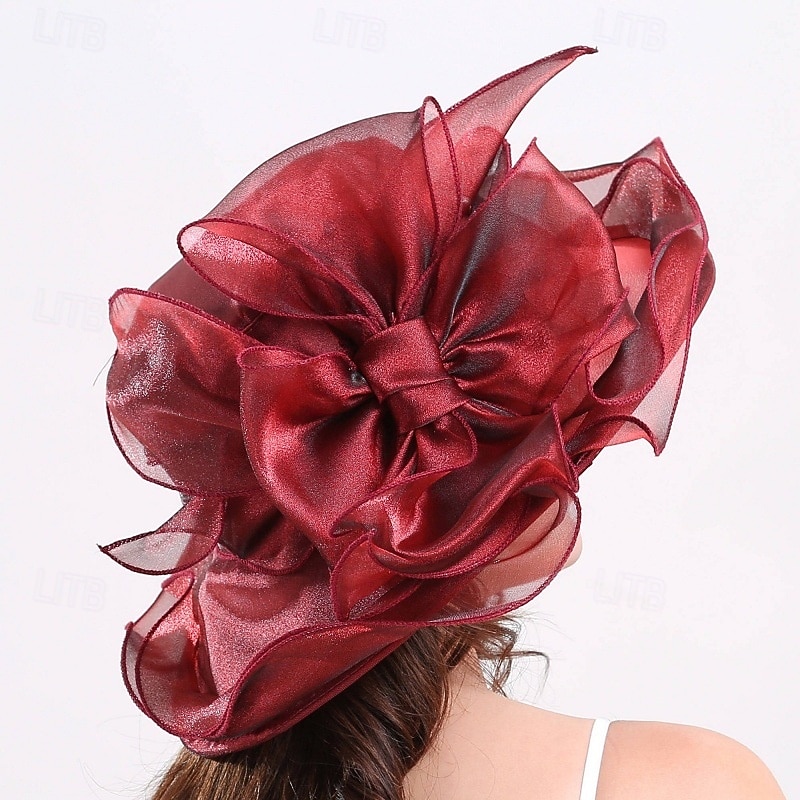 Derby Hatter Kentucky Derby-hatt Fascinator Gentlewoman Kostyme Dame Derby Ascot Hesteveddeløpsfestival Voksne Hatt Vår sommer 2026 - $20.99 –P2