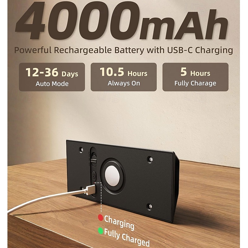 1/2 stuks USB oplaadbare slimme bewegingssensor nachtlamp met afstandsbediening, LED wandlamp voor gang, hal, doorgang, achtergrondverlichting met bewegingssensor, slaapkamerverlichting, 2026 - $28.99 –P8