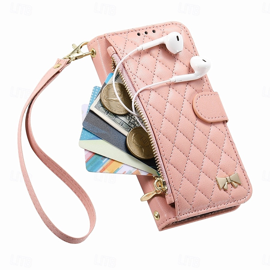 Phone Case For Samsung Galaxy S26 S26 Plus S26 Ultra Wallet Case Flip Cover Zipper with Wrist Strap Kickstand Retro TPU PU Leather 2026 - $19.99 –P7