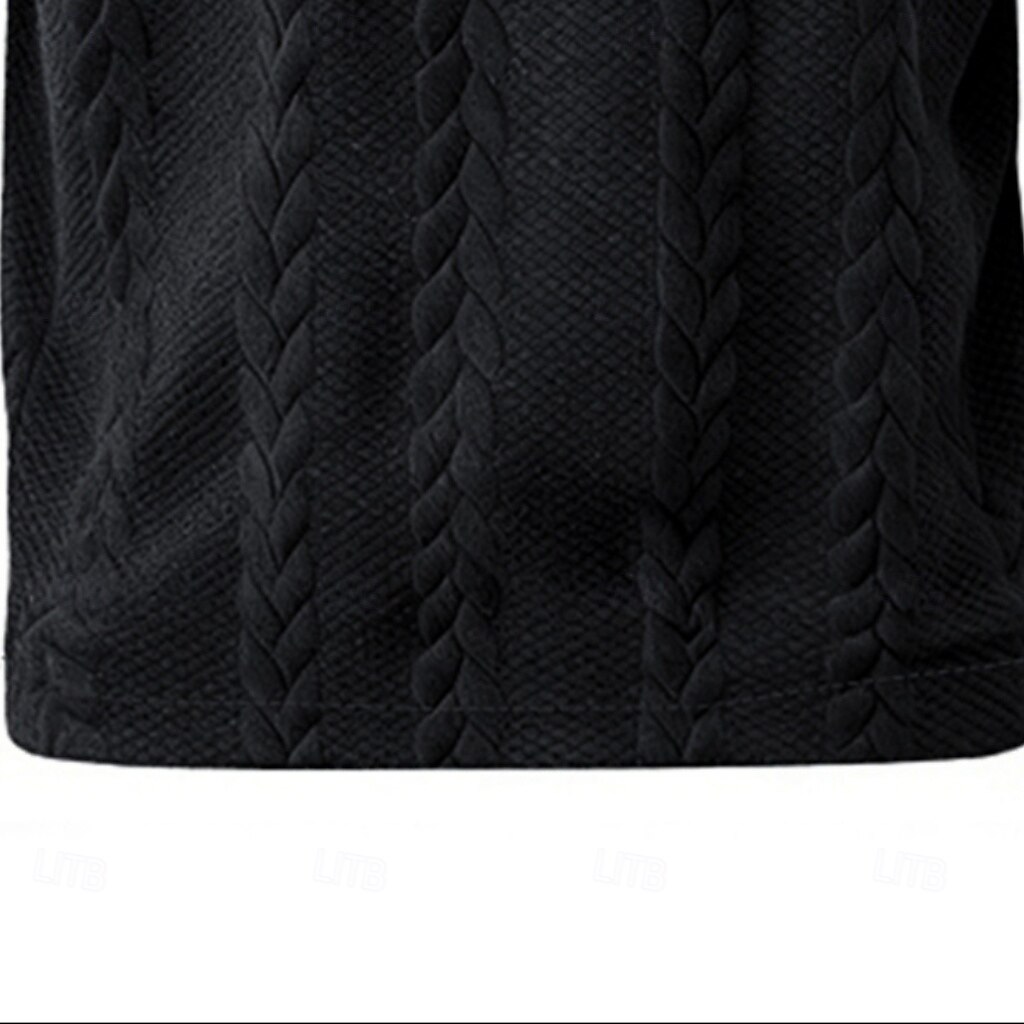 Homme Polo Polo à fermeture éclair Occasionnel Quotidien Zip quart Manche Courte Mode Uni Fermeture éclair Été Printemps Coupe régulière Noir Blanche Kaki Gris foncé Polo de 2026 ? $24.99 –P17