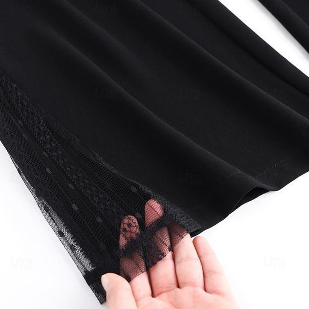 Dame Bukser Uformelle bukser Sommerbukser Elegant Mote Fritid hverdag Ankel-lengde Høy Midje Helfarge عادي Blonde Bred Bukseben Elastisk midje Komfort Lettvekt Myk Uelastisk Daglig Gateklær Ferie 2026 - $22.99 –P4