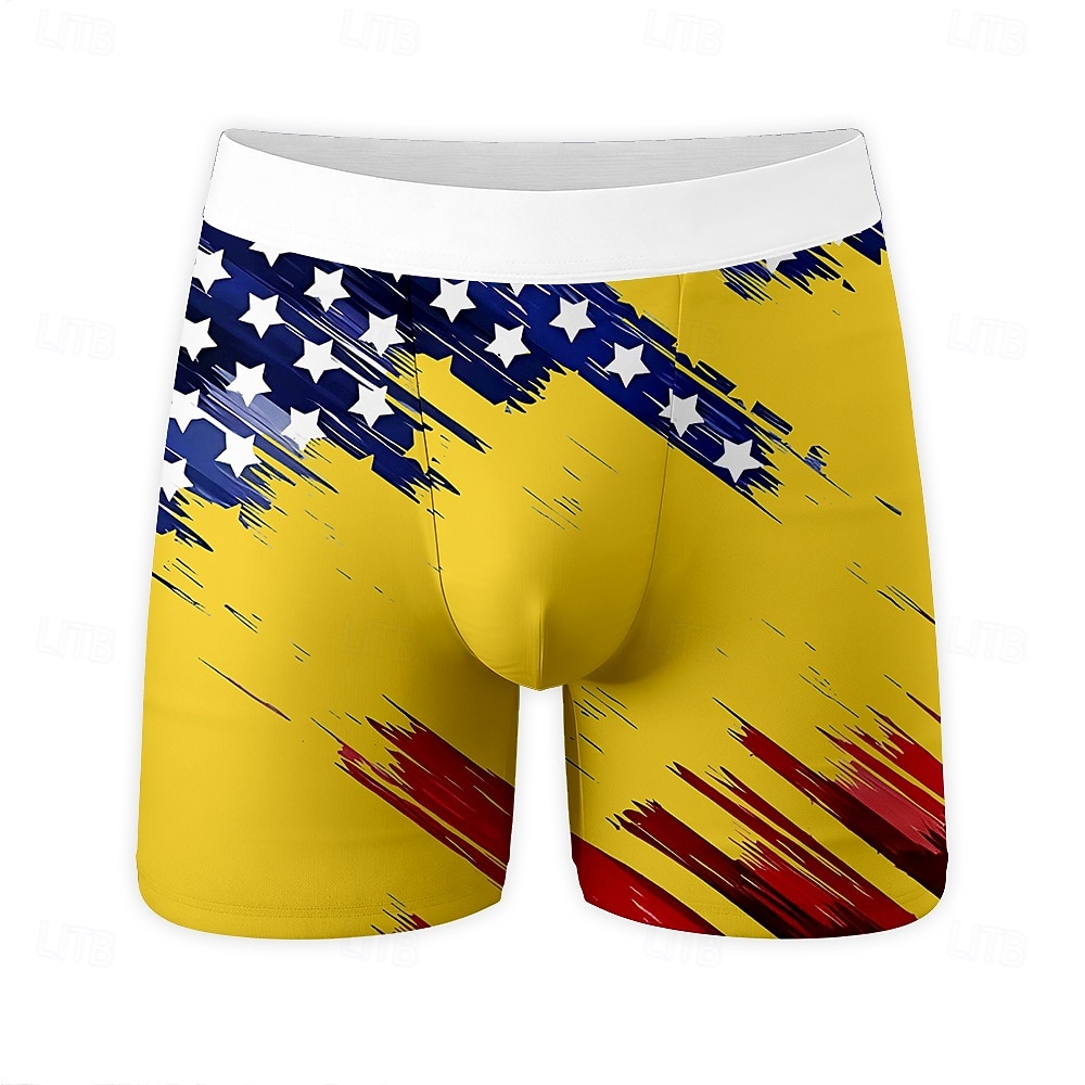 Per uomo 4 luglio, 250° anniversario degli Stati Uniti Bandiera degli Stati Uniti Boxer elasticizzati Costume nuoto a pantaloncino Pantaloncini da bagno boxer Patriotico Casuale Casa Vacanza al Mare del 2026 a $16.99 –P4