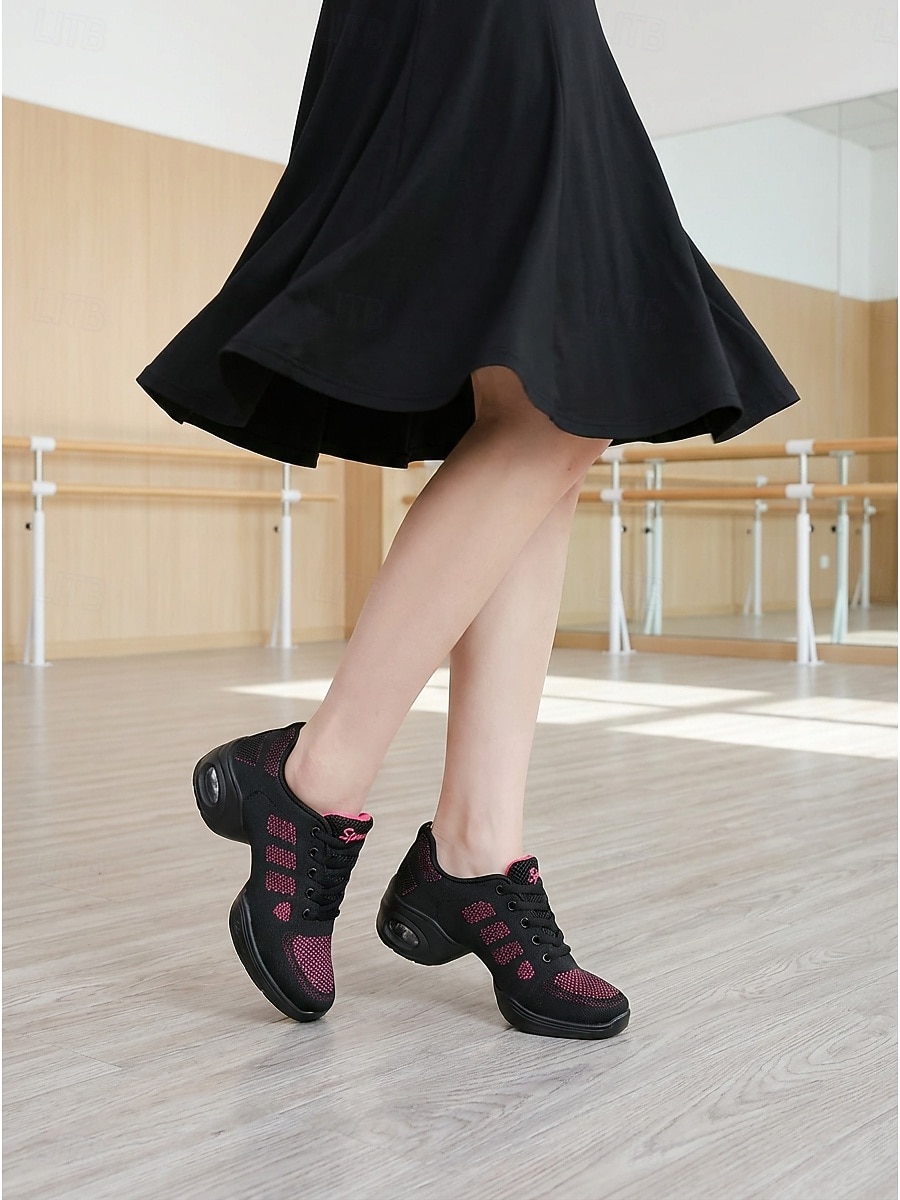 Women's White Jazz Dance Sneakers - Lightweight Kids & Teens Practice Shoes for Hip-Hop, Jazz & Street Dance 2026 - $42.99 –P2