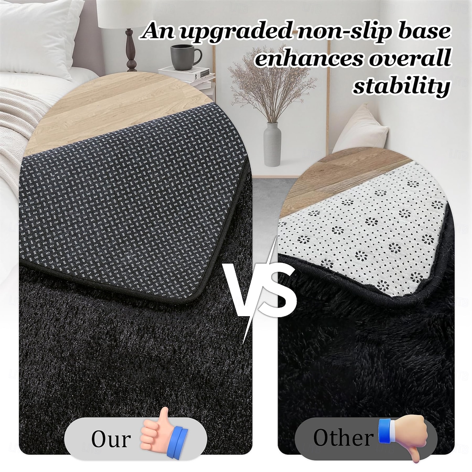 Alfombras para sala de estar y dormitorio: alfombra de pelo largo ultrasuave y mullida, antideslizante, que no suelta pelusa, alfombra grande y mullida para interiores, ideal para habitaciones 2026 - $49.99 –P6
