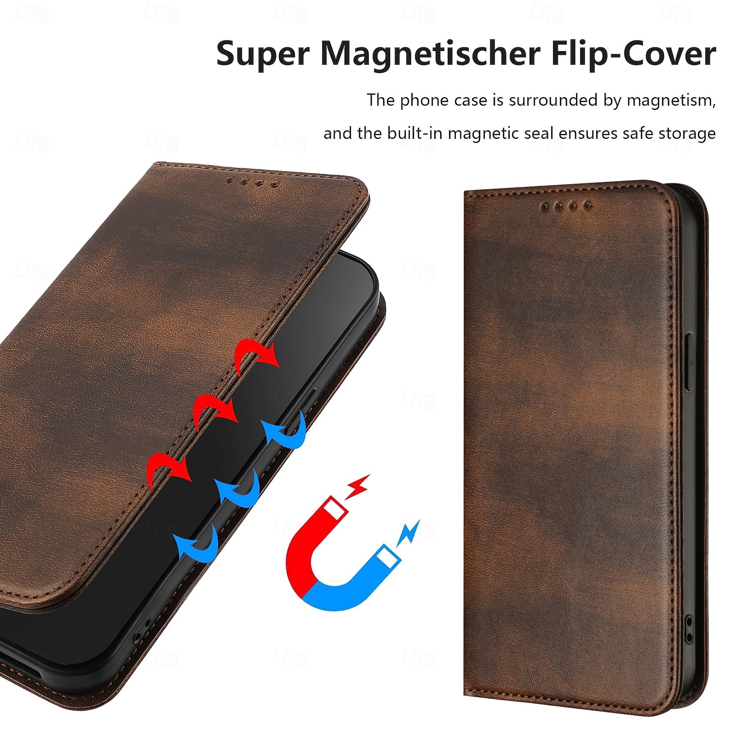 Phone Case For Samsung Galaxy S26 S26 Ultra Plus Wallet Case with Stand Holder Support Wireless Charging Card Slot Retro TPU PU Leather 2026 - $15.99 –P12
