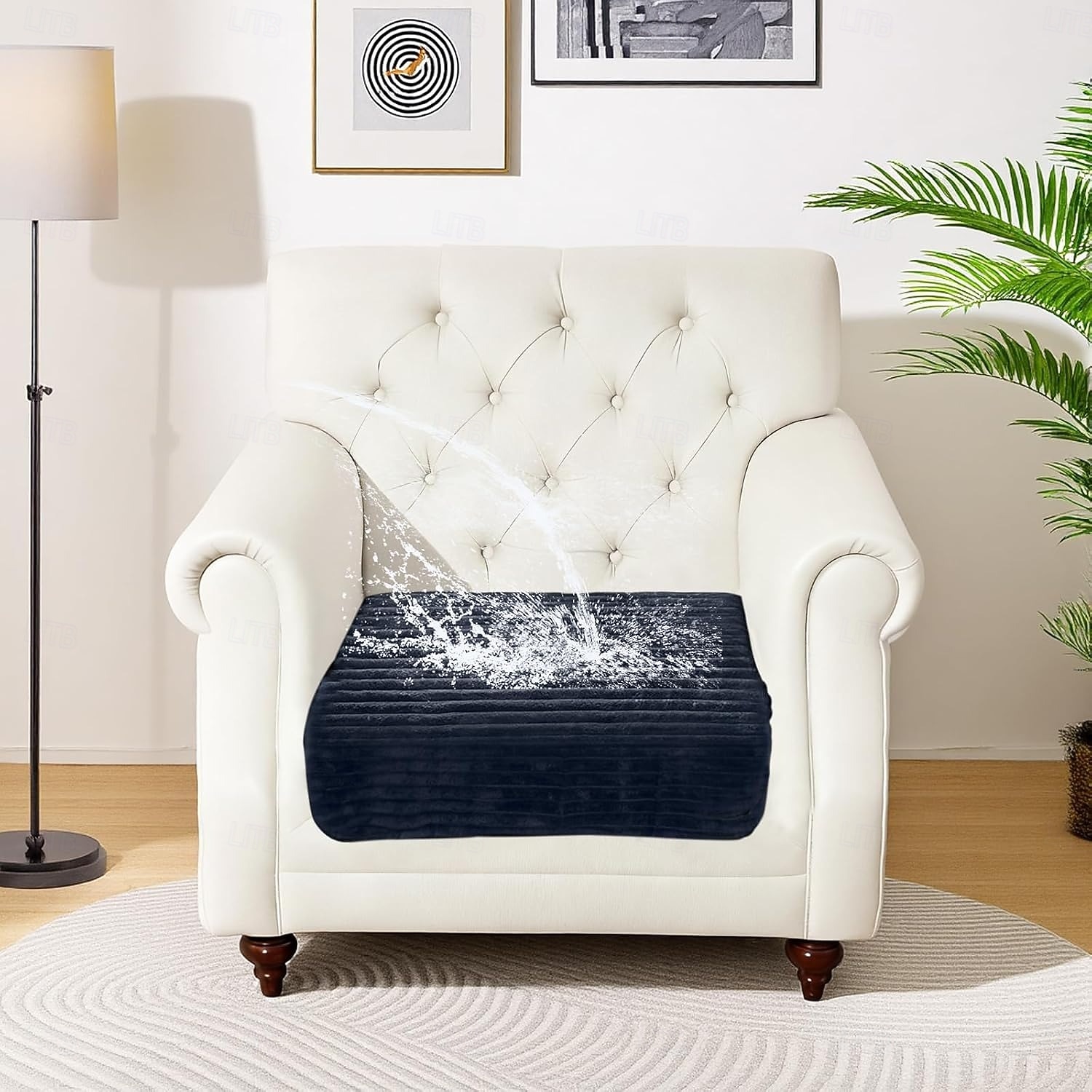 100% Waterproof Couch Cover, Couch Covers for Dogs Washable, Non Slip Sectional Couch Covers for 3 Cushion Sofa Pet Friendly, Sofa Covers Protector, Dog Bed Cover 2026 - $18.99 –P2