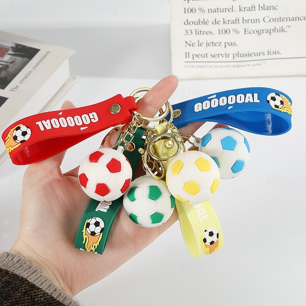 Světový fotbalový zápas 2026 Klíčenka Fotbal Roztomilý Dětské Dospělé Unisex Ležérní Venkovní Fotbalová událost Oblékněte se 2026 - $10.99 –P3