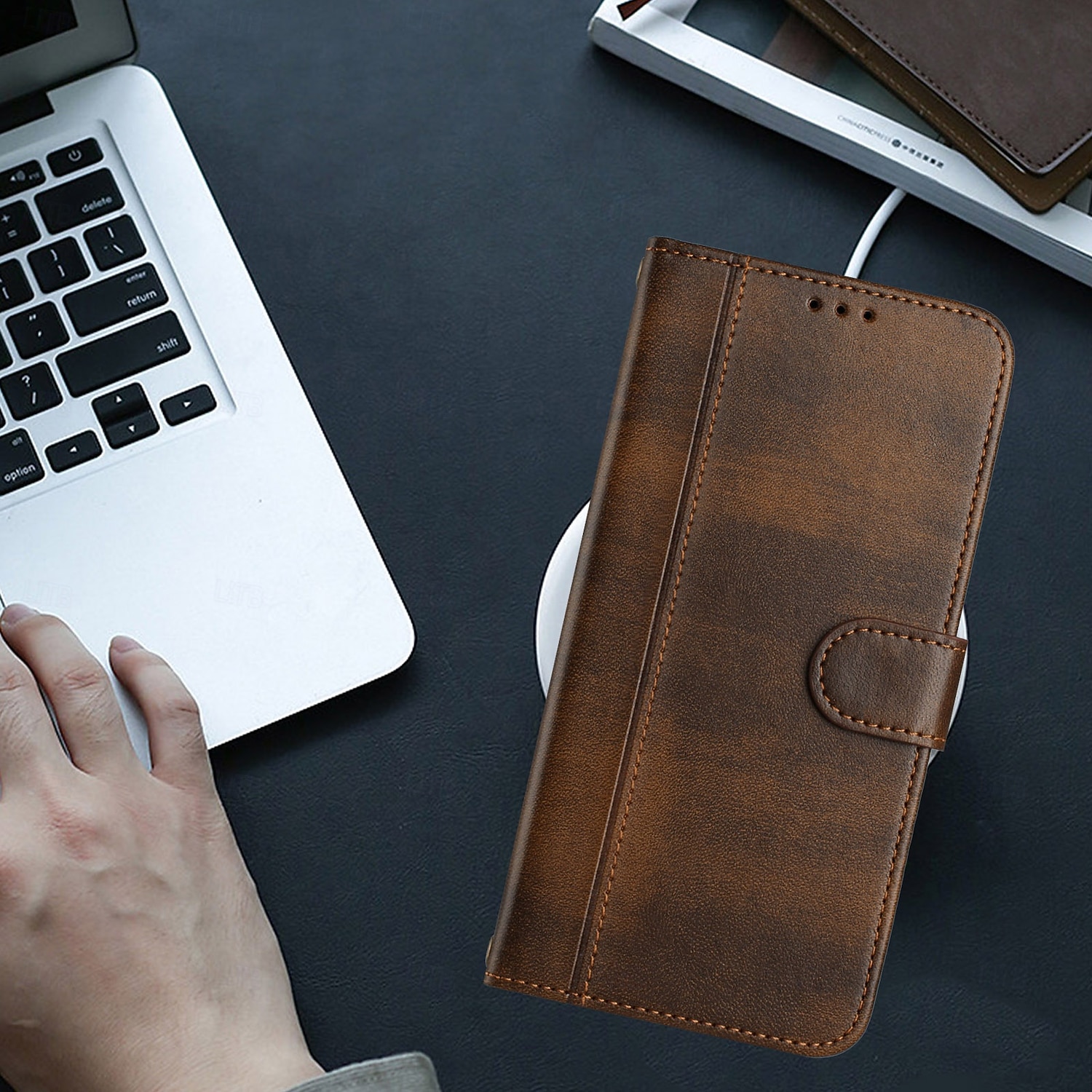telefon Kılıf Na Samsung Galaxy S26 S26 Ultra Plus Etui na karty portfela Z podpórką Obsługa ładowania bezprzewodowego z paskiem na nadgarstek Retro TPU Skóra PU 2026 - $15.99 –P11