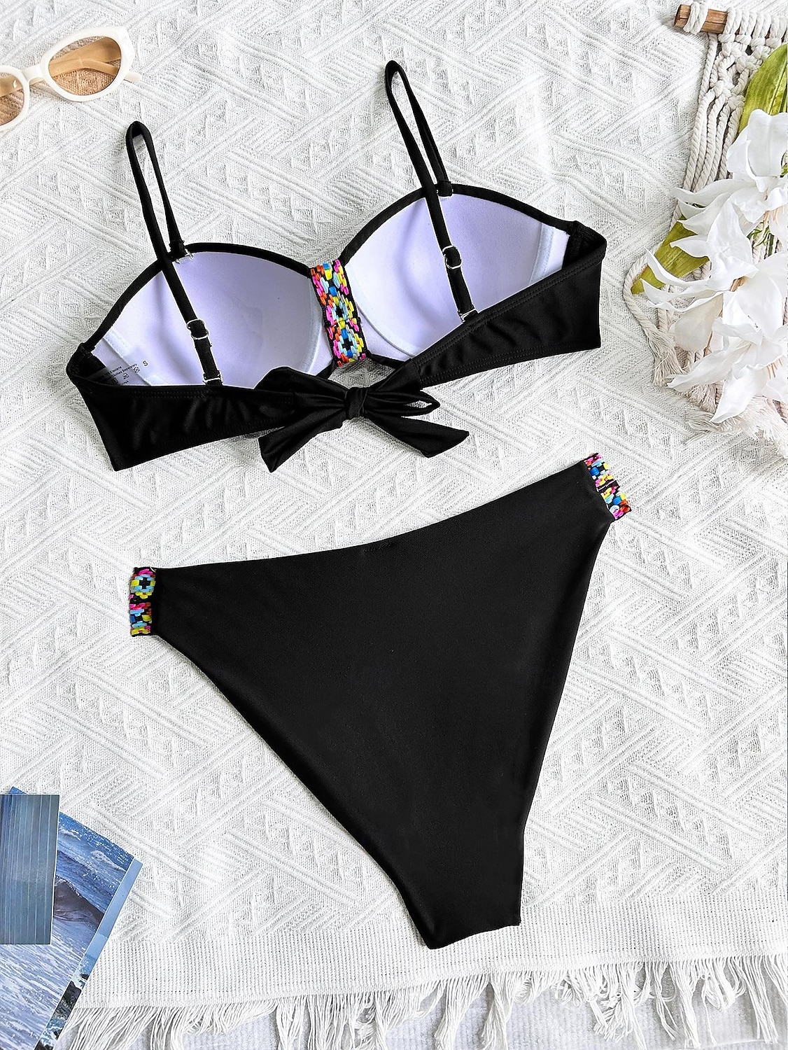 Per donna Costumi da bagno Bikini Due pezzi Birichino Costume da bagno Snello Senza schiena Vacanza Abbigliamento da Spiaggia Tinta unica Scollo a V Senza Maniche Costumi da bagno del 2026 a $31.99 –P4