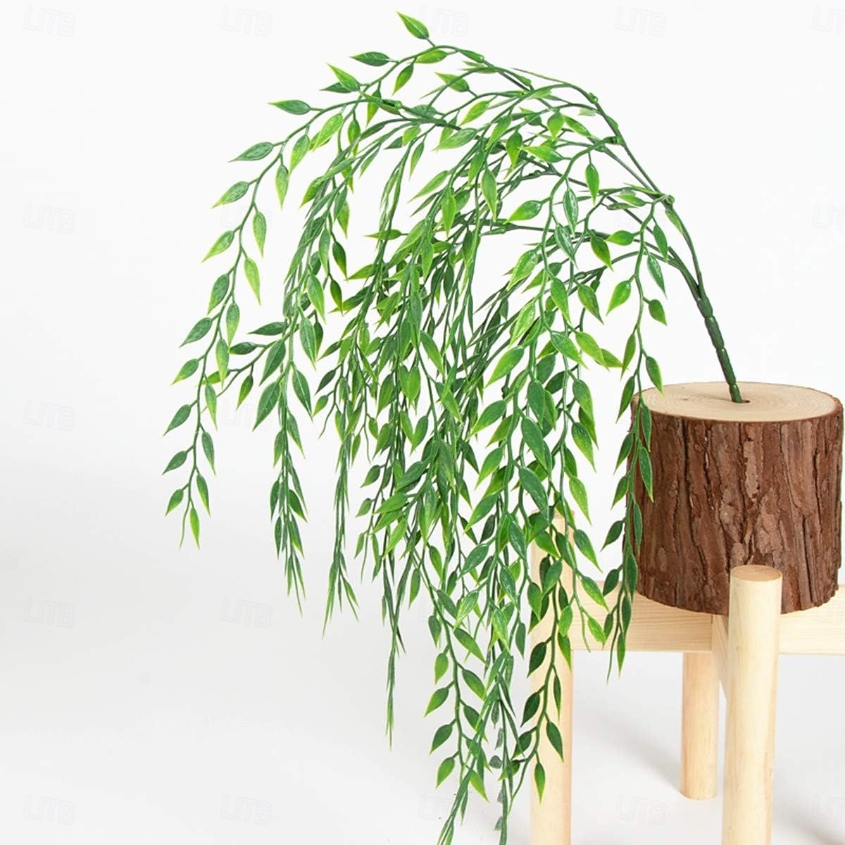 8 kusů umělé vrby, UV odolné plastové rostliny, zeleň, listy, umělá závěsná réva, umělý břečťan, pro domácnost, interiér, exteriér, zahradu, dveře, zeď, DIY, košík, výplň do květináčů, svatební, 2026 - $16.99 –P3