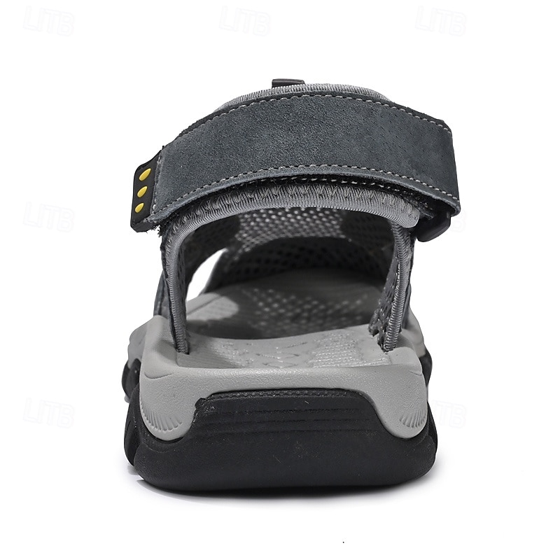 Sandálias masculinas para atividades ao ar livre, com design durável e respirável, tiras ajustáveis e sola antiderrapante. Perfeitas para caminhadas, atividades aquáticas, férias na praia e uso casual no verão. de 2026 por $54.99 –P19