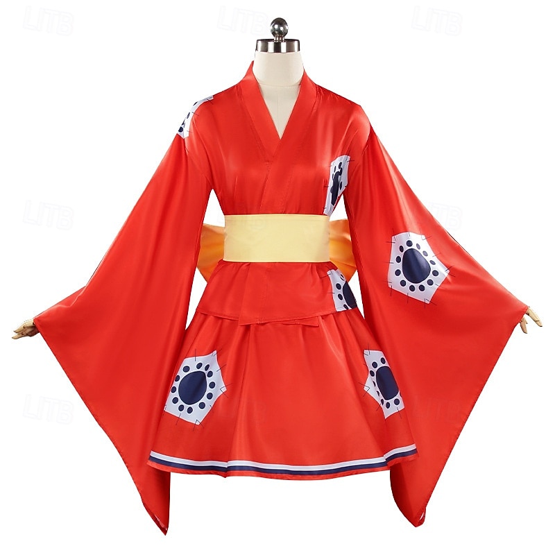 Oceánský dobrodruh Pirát ze slaměného klobouku Anime Úbory Maškarní Japonské tradiční kimono Cosplay obleky předvečer Všech svatých Výstava anime Kostým Pro Dámské Dospělé 2026 - $57.99 –P2
