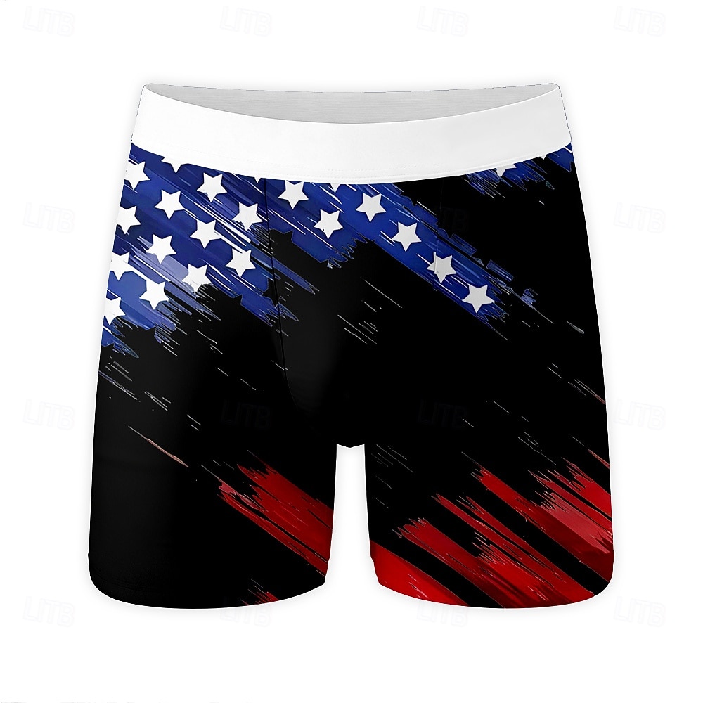 Per uomo 4 luglio, 250° anniversario degli Stati Uniti Bandiera degli Stati Uniti Boxer elasticizzati Costume nuoto a pantaloncino Pantaloncini da bagno boxer Patriotico Casuale Casa Vacanza al Mare del 2026 a $16.99 –P2