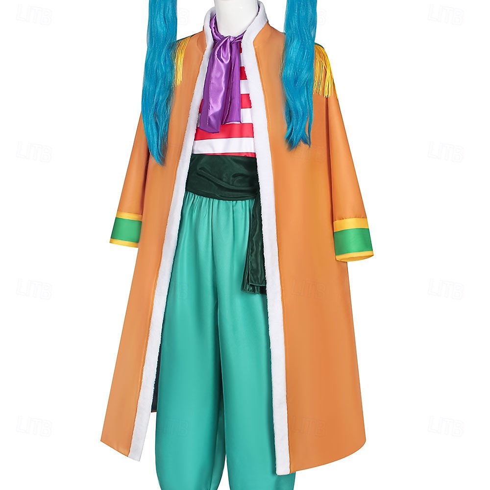 Ocean Adventurer Burlesque Clown Pirat Słomkowy Kapelusz Kostium Cosplay Stroje Anime Stroje tematyczne do filmów i programów telewizyjnych for Męskie Dla dorosłych Bal maskowy Halloween Comic Con 2026 - $119.99 –P7