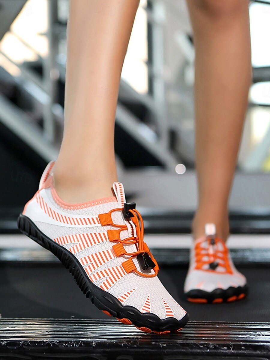Schnelltrocknende Wasserschuhe für Damen – leichte, atmungsaktive Aqua-Strandschuhe mit verstellbarer elastischer Schnürung und rutschfester Sohle, barfußähnlicher Outdoor-Stil für Strand, Surfen, 2026 - $32.99 –P4