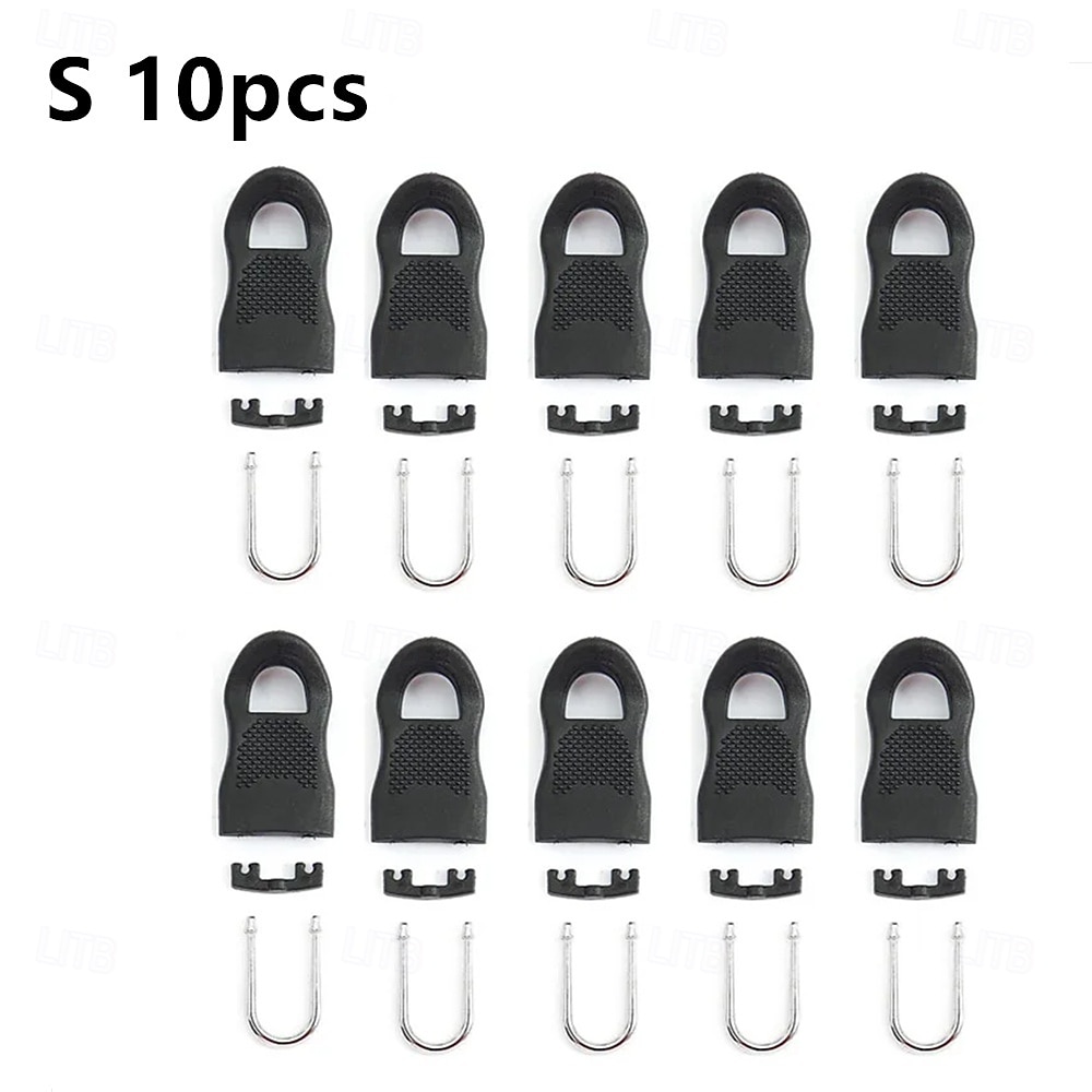 10Pcs Replacement Zipper Slider Pull Puller End Fit Rope Tag Clothing Zip Fixer Buckle Zip Cord Tab Bag Suitcase Backpack Tent 2026 - $9.99 –P8