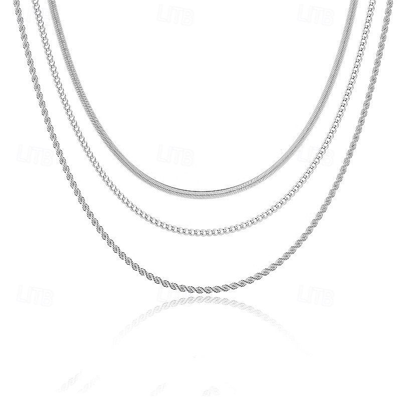 1pç Colar For Mulheres Diário Rua Presente Liga Patchwork de 2026 por $2.49 –P4