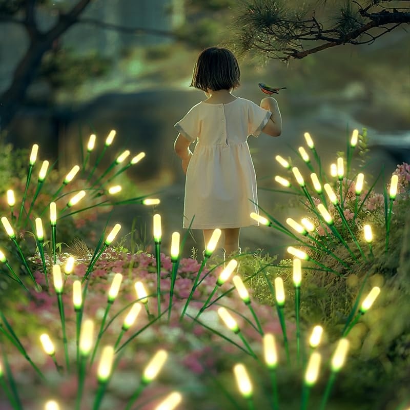 2 luces solares de exterior con forma de estaca de burbujas de 10 cabezas, impermeables, con LED oscilantes para jardín, patio, césped, camino, villa, fiesta, cumpleaños, vacaciones e iluminación de 2026 - $23.99 –P12