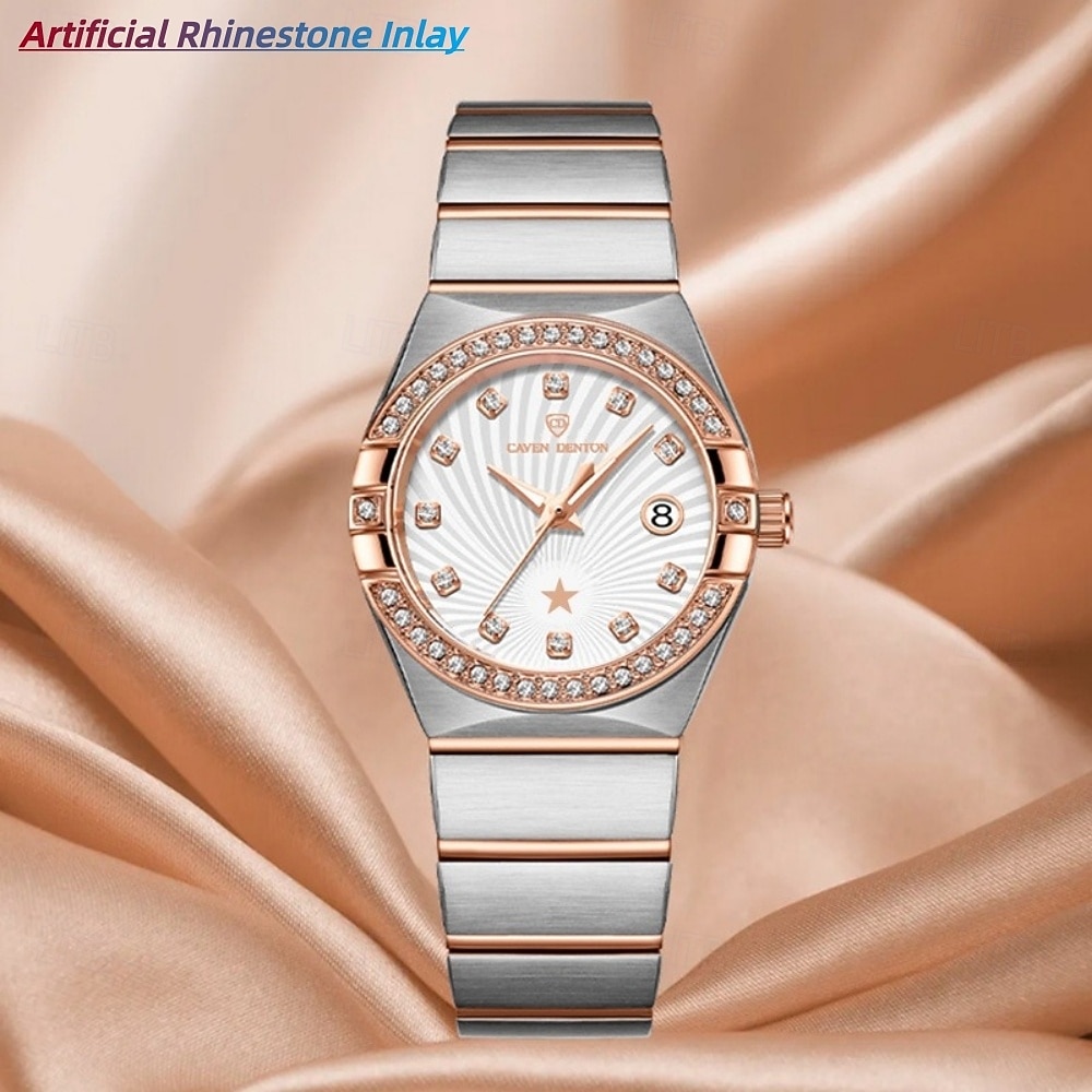 Ladies' Watches Are High-end Authentic Luxury Hot Selling Ladies' Quartz Watches with Artificial Rhinestone Inlay, The Best Gift Choice for Ladies' Birthdays, Holidays, and Anniversaries 2026 - $31.99 –P2