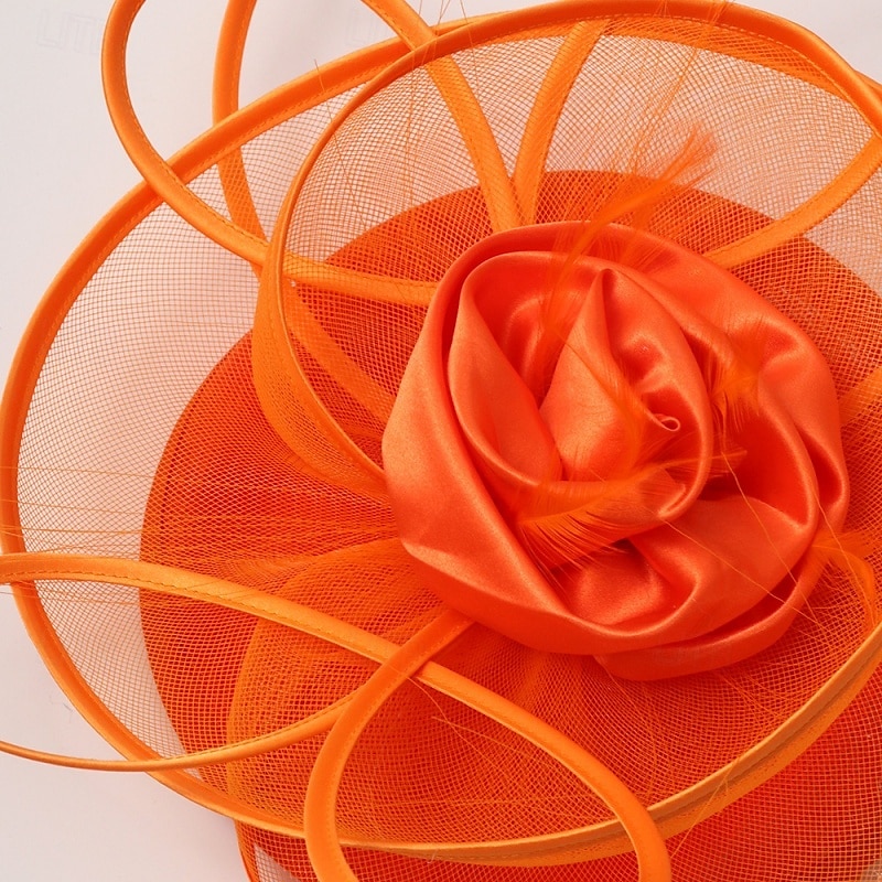 Fascinadores Sinamay Casamento Aniversário Elegante Vintage Estilo bonito Com Penas Flor Capacete Chapéu de 2026 por $38.99 –P2