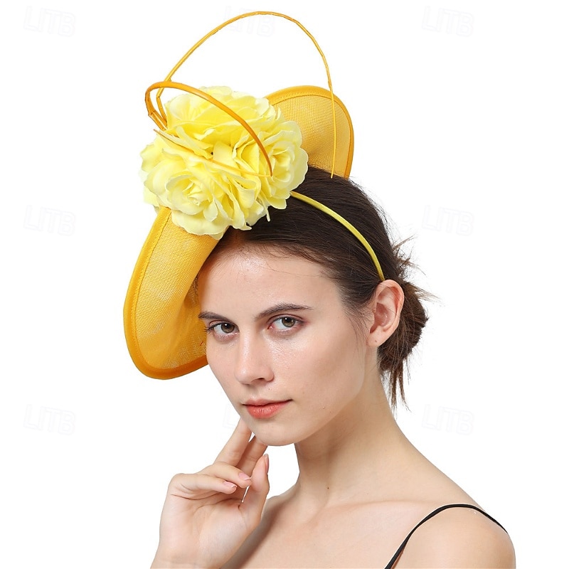 Fascinator Poliestere Matrimonio Vintage Carino Retrò Con Floreale Copricapo Copricapo del 2026 a $34.99 –P1