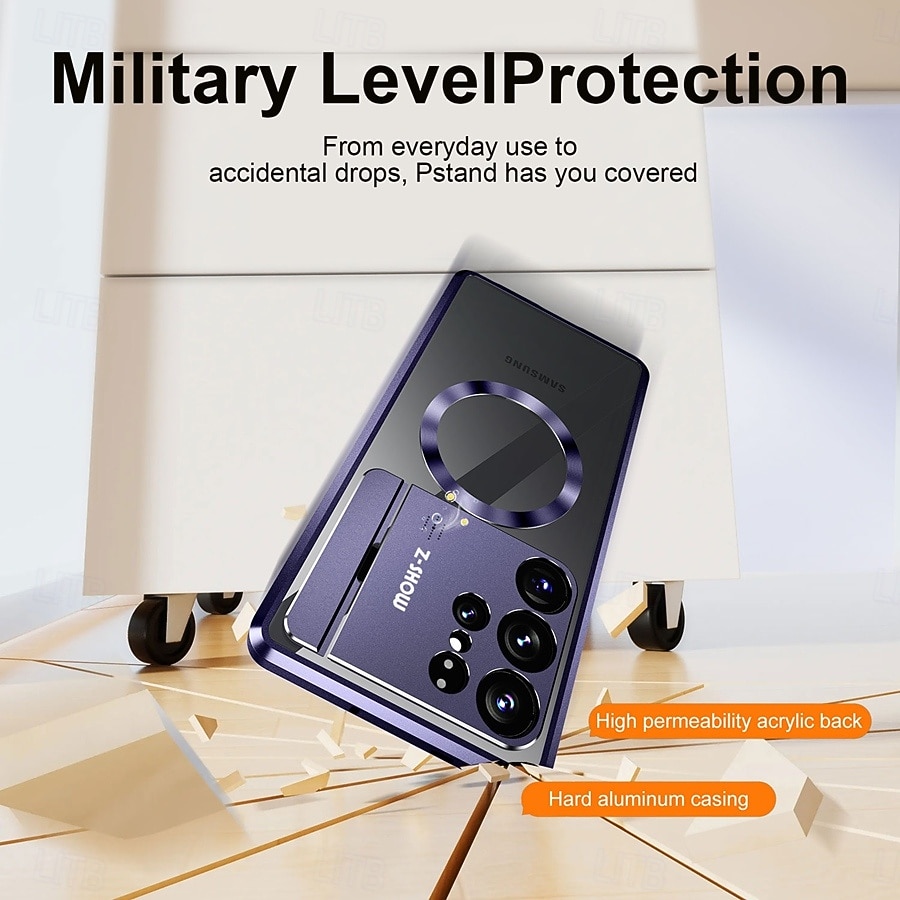 telefon Maska Pentru Samsung Galaxy S26 Ultra Noutate Cu Magsafe rezista Detașabil și Protecție de Ecran Retro MetalPistol ABS + PC 2026 - $32.99 –P6