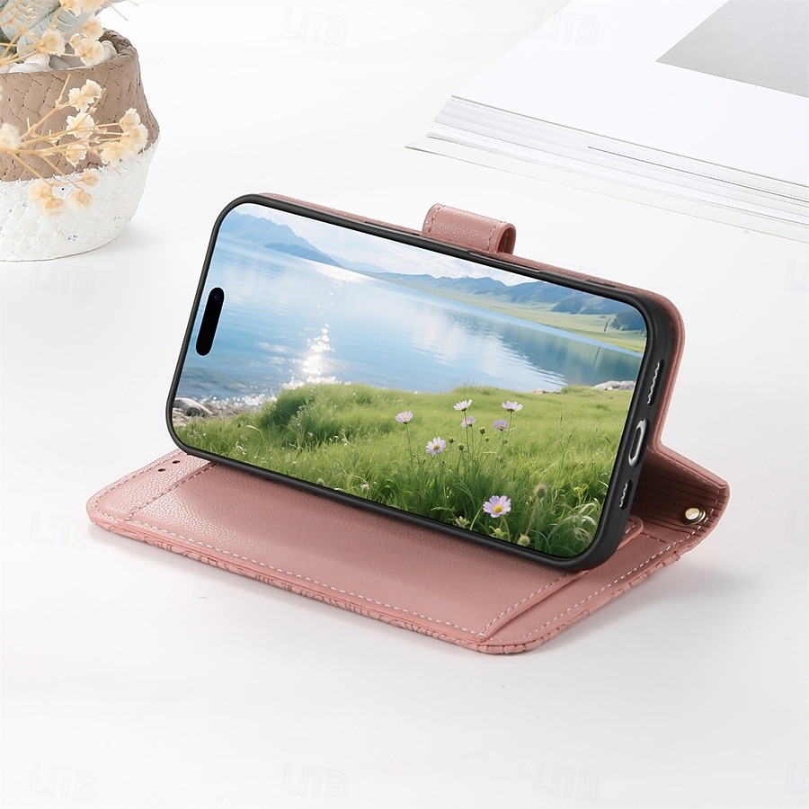 Phone Case For Samsung Galaxy S26 S26 Plus S26 Ultra Wallet Case Flip Cover with Stand Holder Zipper with Wrist Strap Tree Retro TPU PU Leather 2026 - $18.99 –P27