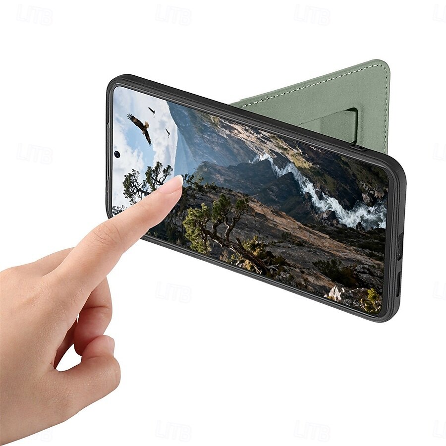 telefon Maska Pentru Samsung Galaxy S26 S26 Plus S26 Ultra Capac Spate Portofel Card rezista Suport Inel Cataramă inel Retro TPU PU piele 2026 - $12.99 –P9