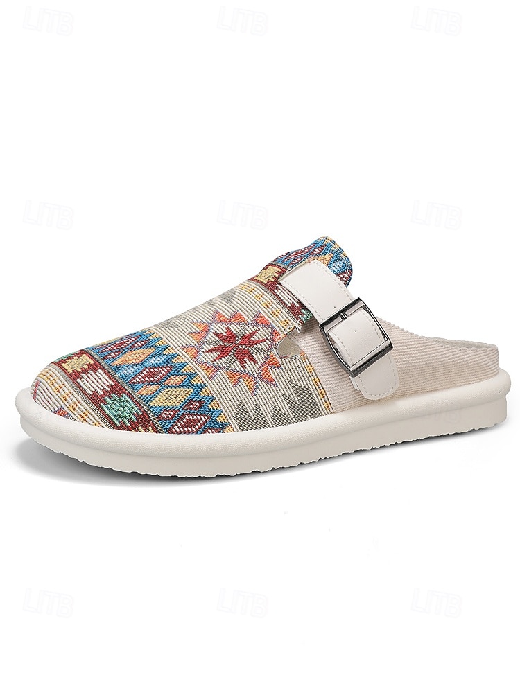 Men's White Canvas Slip-On Loafers with Adjustable Strap, Breathable and Lightweight, Best for Beach Vacation, Travel and Casual Outings 2026 - €26.99 –P5