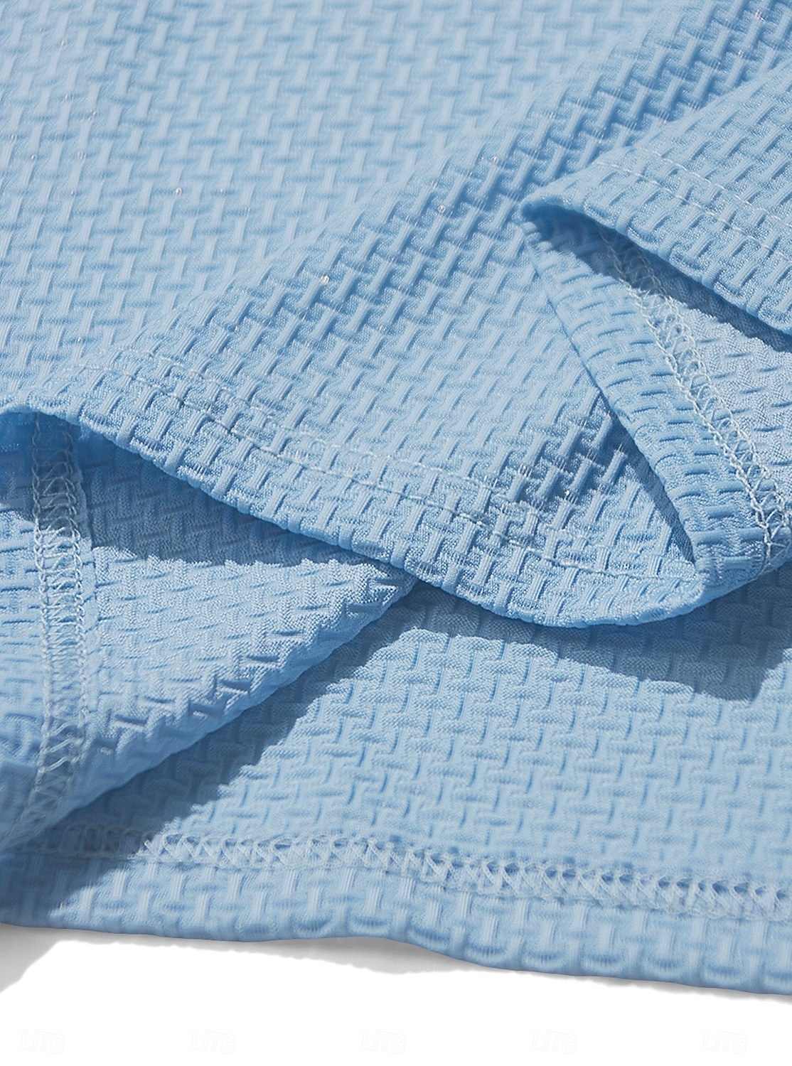 Per uomo Testurizzato Polo a Maglia Waffle Casuale Affari Classico Manica Corta Moda Moderno Tinta unica Testurizzato Bottoni Primavera & Estate Estate Primavera Vestibilità regolare Blu Nero Bianco del 2026 a $21.99 –P4