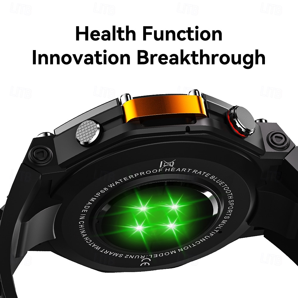 Nuovo smartwatch impermeabile 5 ATM, ideale per attività all'aperto, monitoraggio sportivo, pagamenti PayPal, chiamate Bluetooth, schermo HD da 1,45" 466*466, smartwatch indossabile 2025 del 2026 a $76.99 –P9