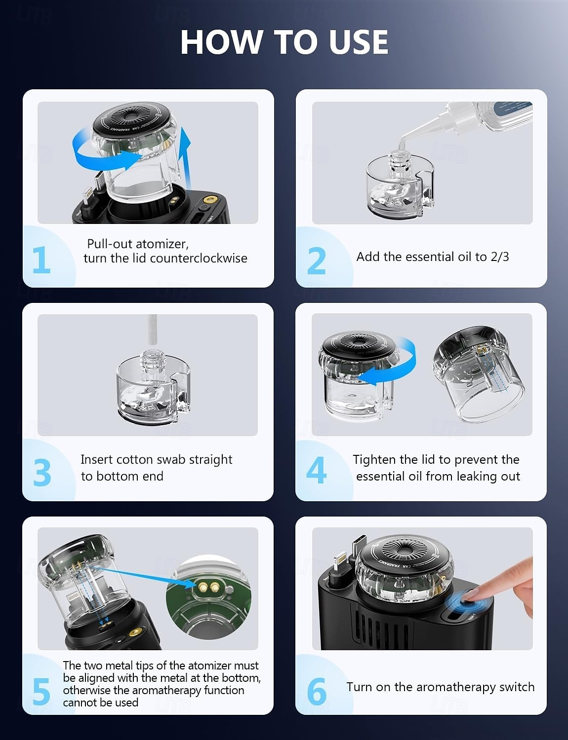 Выдвижное автомобильное зарядное устройство USB-C с быстрой зарядкой 120 Вт, автомобильный адаптер для прикуривателя со звездами и ароматерапевтической подсветкой, незаменимые автомобильные зарядные устройства, подарки для путешественников, мужчин и женщи 2026 - $43.99 –P6