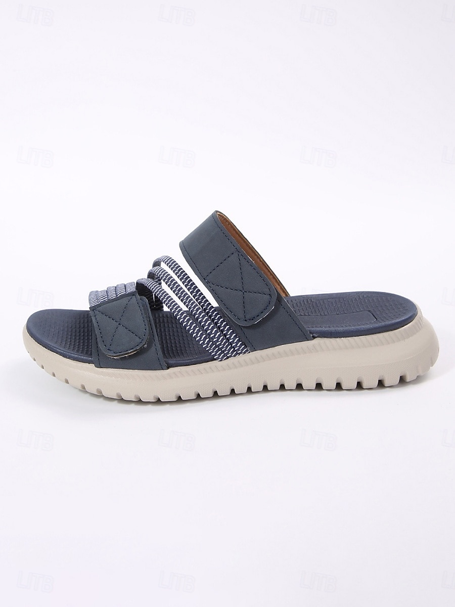 Sandali da donna con cinturino elastico: ciabatte comode e leggere a punta aperta con suola antiscivolo imbottita, perfette per l'estate, la casa, la spiaggia, i viaggi e l'uso quotidiano. del 2026 a $24.99 –P1