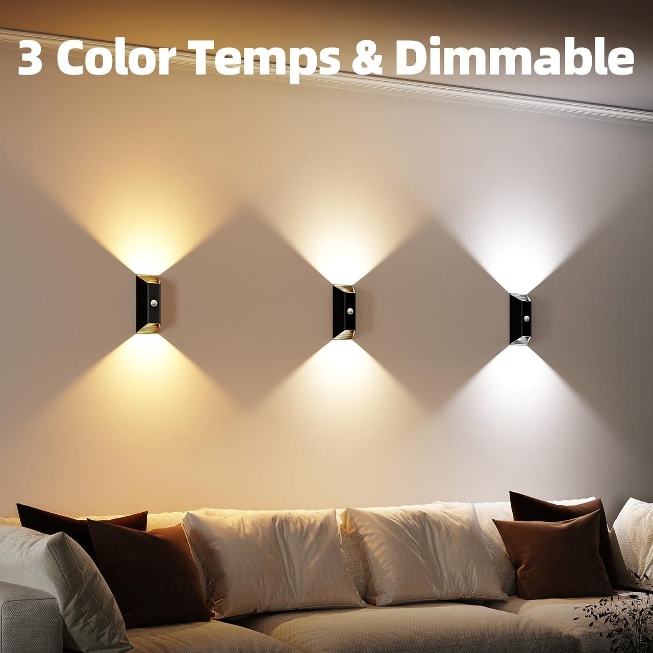 1/2 stuks USB oplaadbare slimme bewegingssensor nachtlamp met afstandsbediening, LED wandlamp voor gang, hal, doorgang, achtergrondverlichting met bewegingssensor, slaapkamerverlichting, 2026 - $28.99 –P4