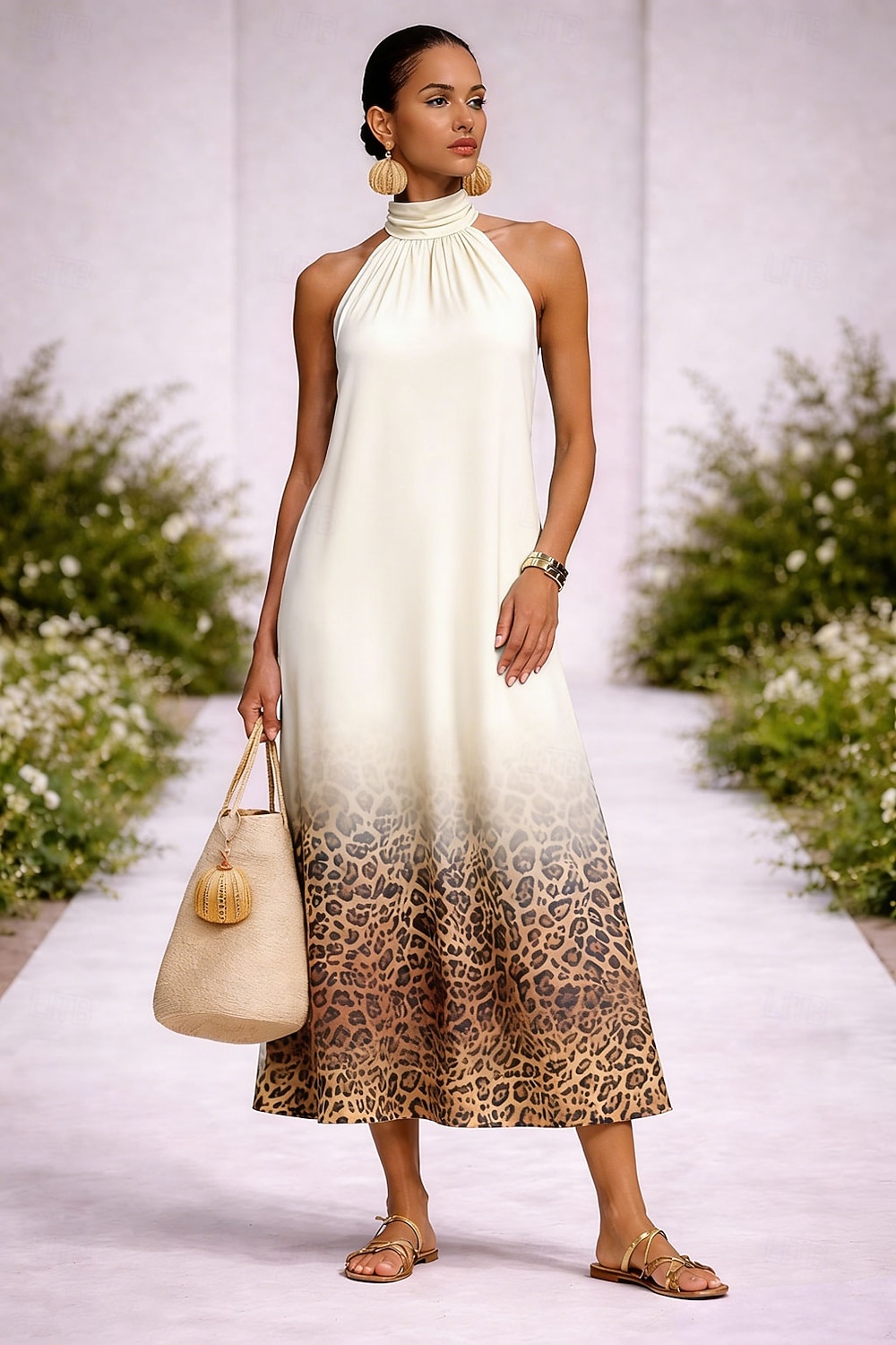 Γυναικεία Φόρεμα μέχρι το γόνατο Καθημερινό φόρεμα Φορέματα σιφόν Φόρεμα ριχτό από τη μέση και κάτω Boho Chic Φορέματα Βοημία Διακοπές Τροπικό Παραλία Αργίες Ημερομηνία Κανονικό Ombre Γραφική Λεοπάρ 2026 - $39.99 –P3