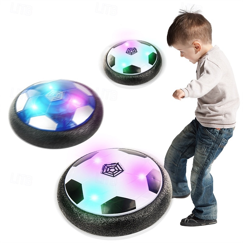 Schwebefußball für Kinder, luftbetriebenes, schwebendes Indoor-Fußballspielzeug mit LED-Beleuchtung, weicher Schaumstoffstoßdämpfer zum Schutz von Möbeln, Sportgeschenk für Jungen, Mädchen und 2026 - $29.99 –P6