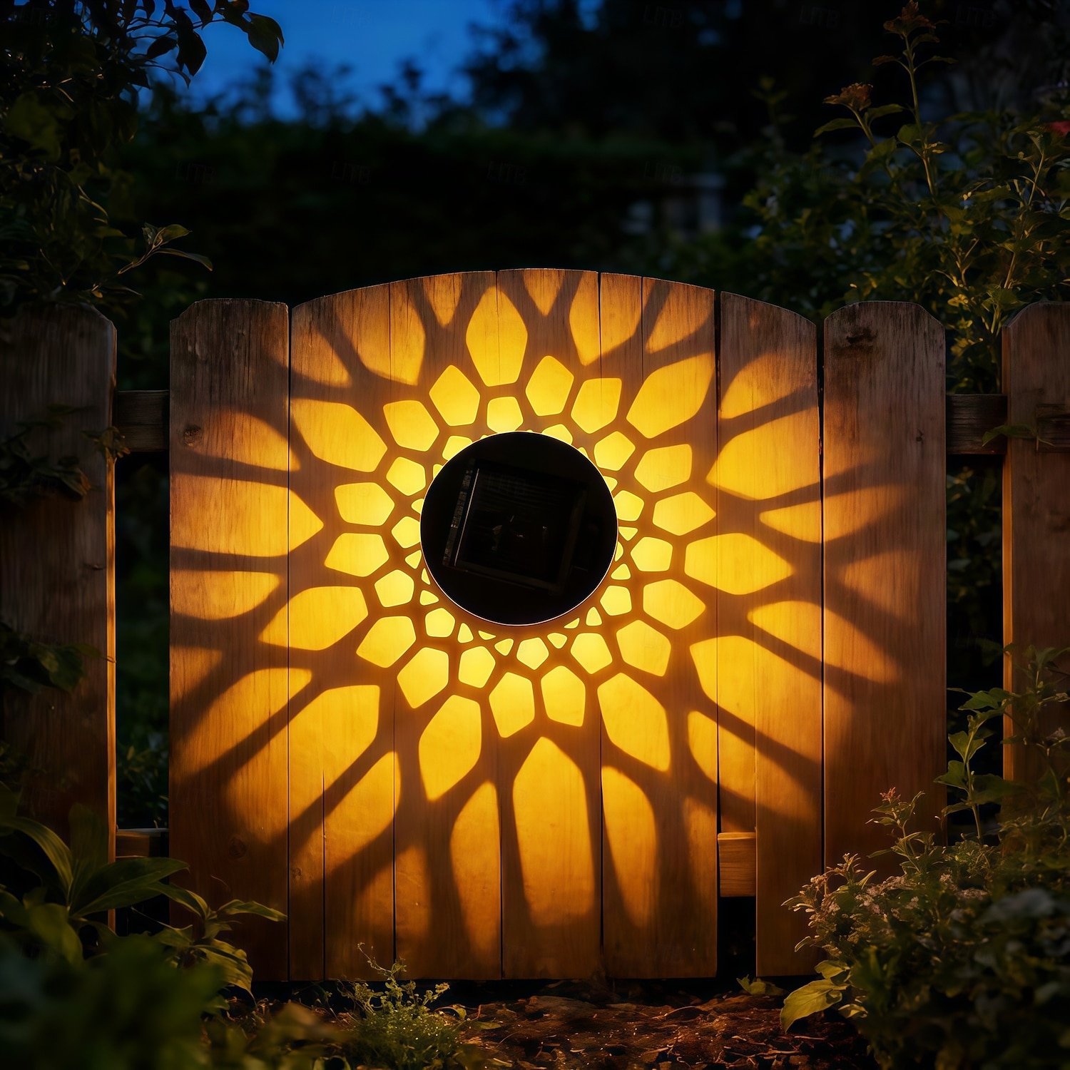 2/4 peças de projetor solar de parede para jardim externo, iluminação paisagística, decoração de pátio, garagem e varanda. de 2026 por $26.99 –P4