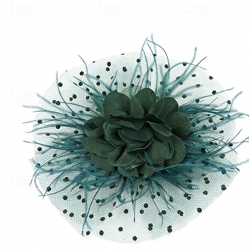 Γοητευτικά Φτερό Γάμου Γενέθλια Βίντατζ χαριτωμένο στυλ Ρετρό Με Φτερό Ακουστικό Καπέλα 2026 - $17.49 –P6