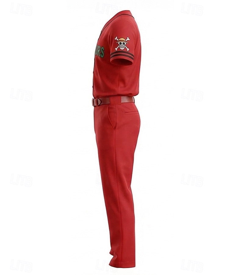 Ocean Adventurer Captain Straw Hat Pirate Cosplay Costume Outfits Anime Cosplay for Men's Kid's Adults' Halloween Carnival Party 2026 - $87.99 –P6