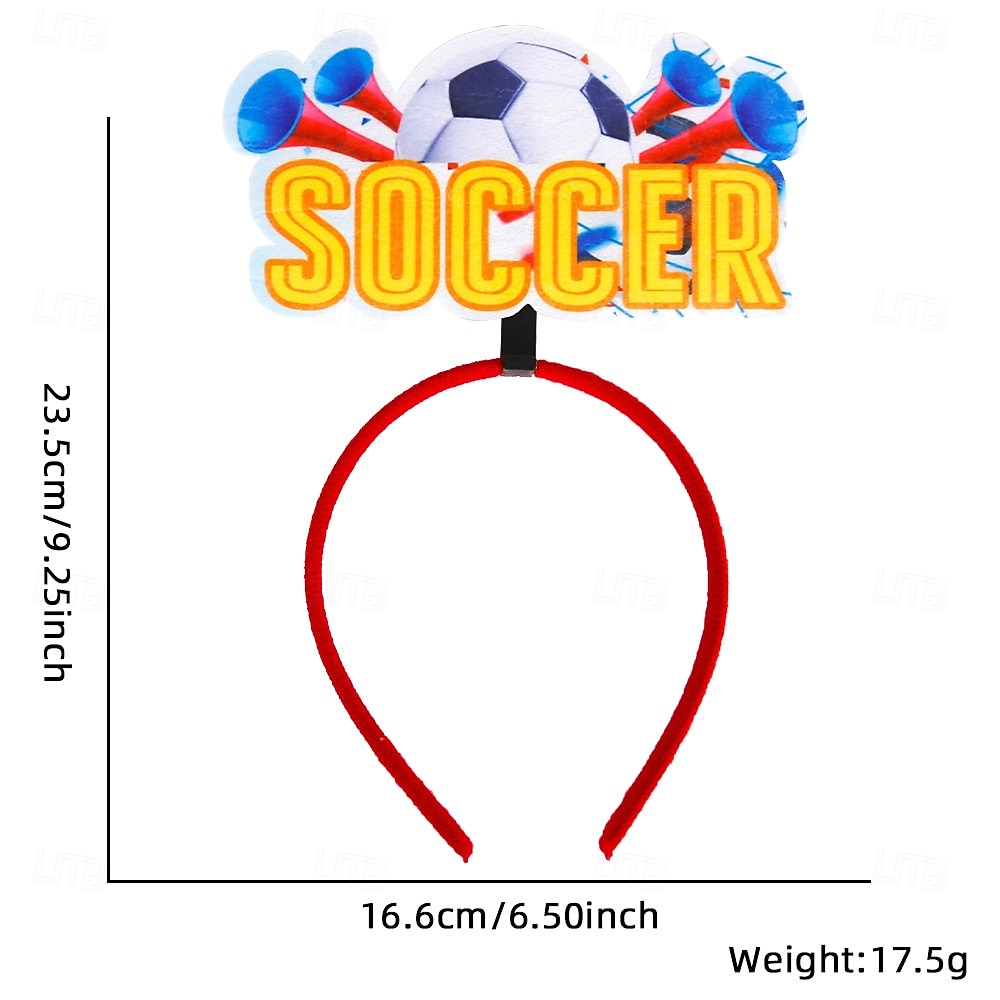 World Soccer Match 2026 Headband Football Soccer Funny & Reluctant Adults' Unisex Outdoor Match Dress Up 2026 - $17.49 –P12